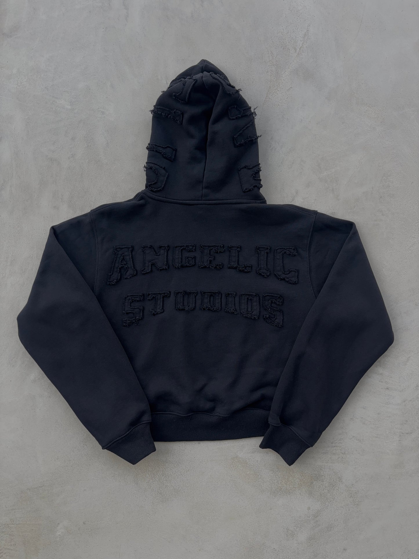 Distressed Boxy Hoodie