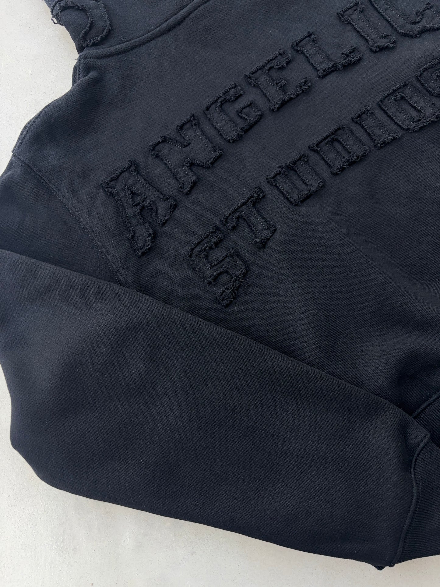 Distressed Boxy Hoodie