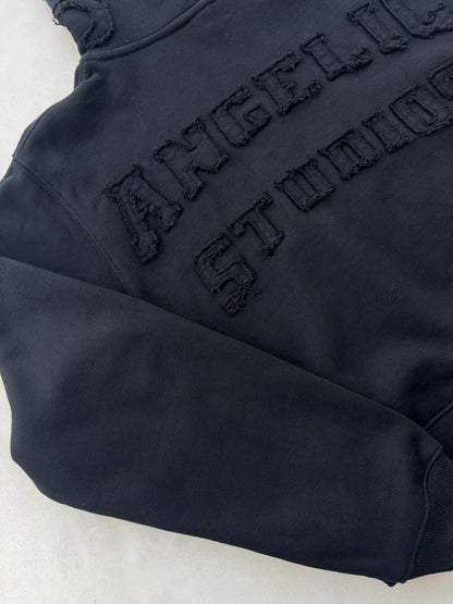 Distressed Boxy Hoodie